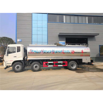 Dongfeng 304 camion-citerne de lait en acier inoxydable